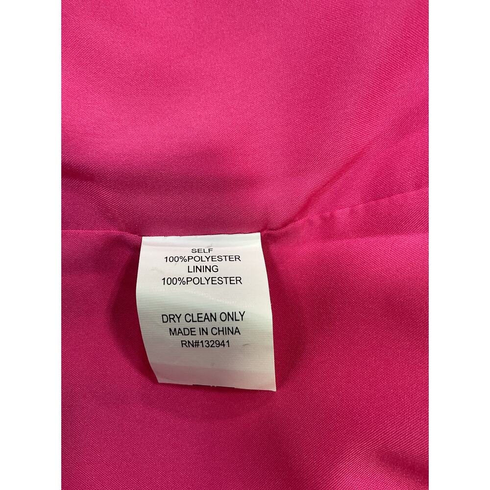 Amanda Uprichard Sleek Hot Pink Puzzle Dress Size S - Picture 5 of 6